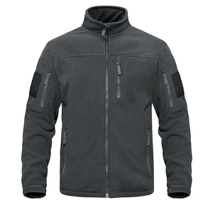 gray fleece jacket for fishing and hunting