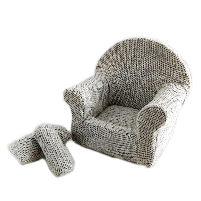 Newborn Baby Mini Sofa with 2 Pillows