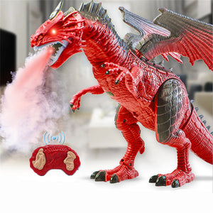 Remote Dinosaur | Spray Fog Fire Dragon
