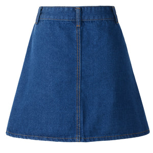 Denim Mini Skirt | Long Denim Mini Skirt | Smart Parents Store