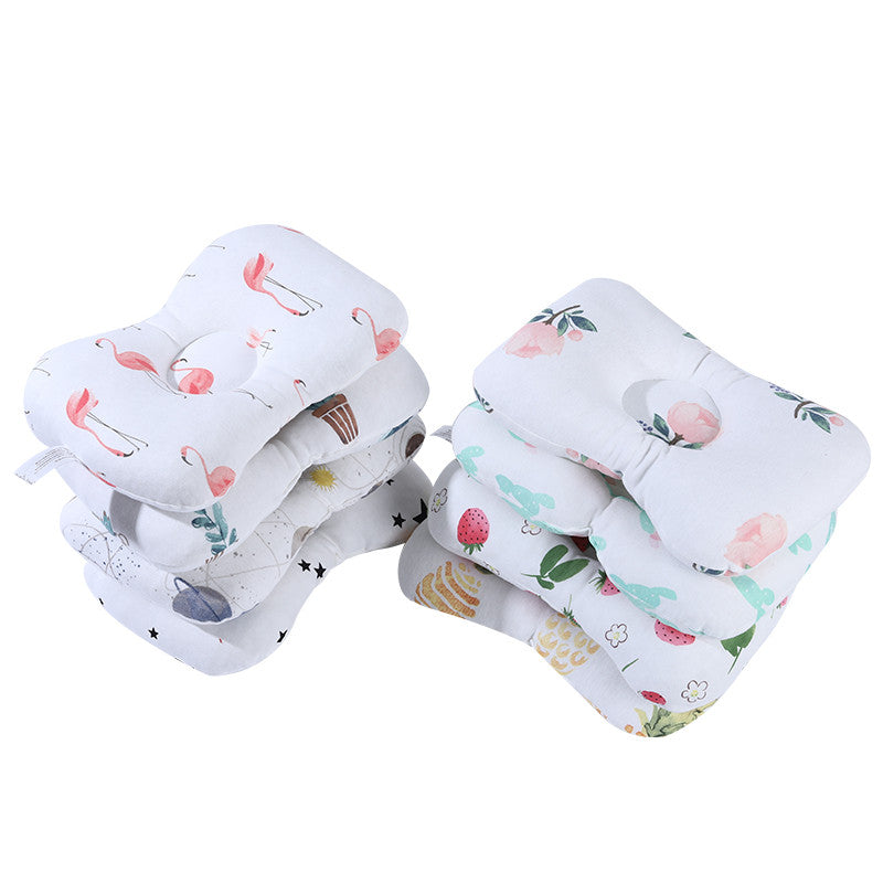 Comfortable Cartoon Infant Support Prevent Anti Roll Baby Pillow