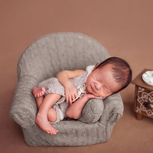 Newborn Baby Mini Sofa with 2 Pillows