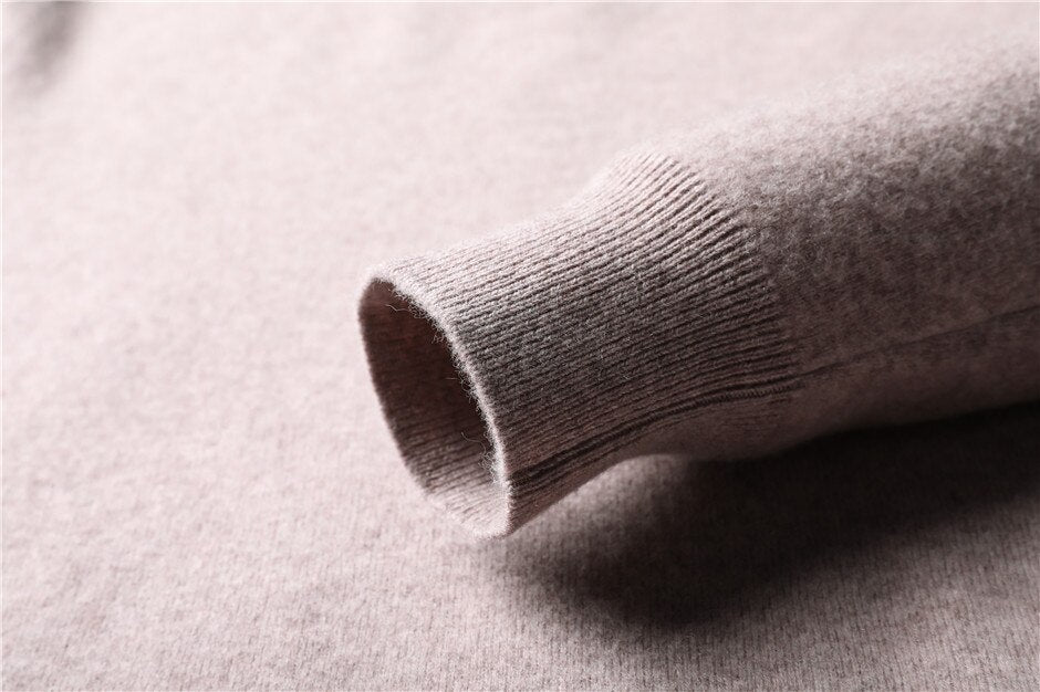 merino wool turtleneck mens with long sleeve and elastic cuffs