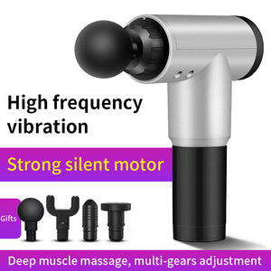 Jinkairui 4 Heads Massage Fascial Gun Deep Body Sport Therapy Muscle Pain Relief Body Shaping Slimming Relaxation Massagea