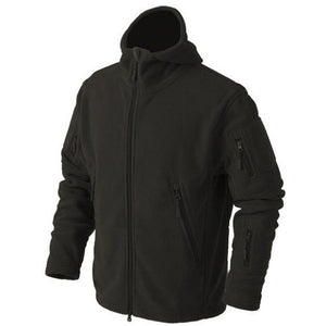 black hiking fleece