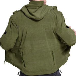 best hiking fleece back view