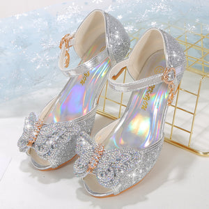 silver Elsa sandals 