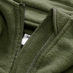 zipped mens walking fleece