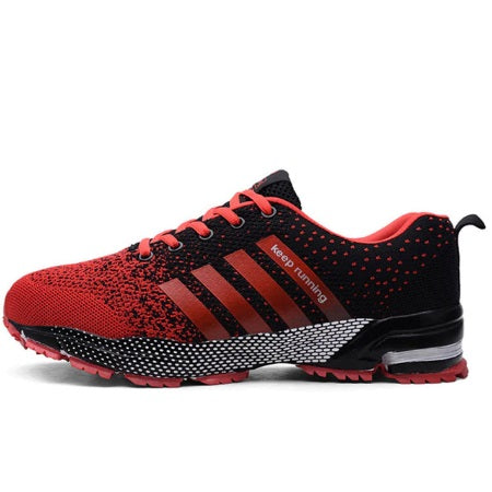 Comfortable Lightweight Mesh Lace-up Running Sneakers