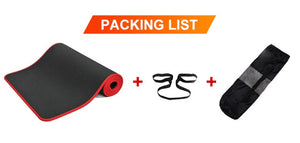 Soft and Extra Thick Yoga Mat with Position Line Non Slip 0.39''