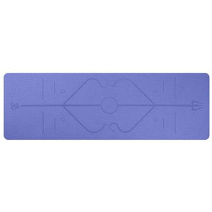 Yoga Mat with Position Line Non Slip 0.23''
