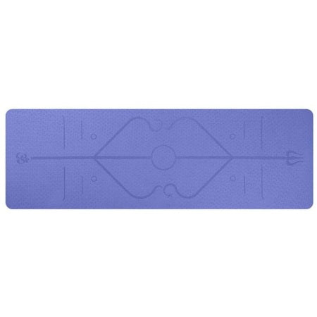 Yoga Mat with Position Line Non Slip 0.23''