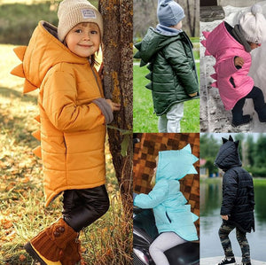 Dinosaur Winter Long Hooded | Long Sleeve Hooded | Smart Parents Store