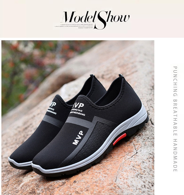 Fashion Casual Walking Shoes Breathable Slip on Loafers