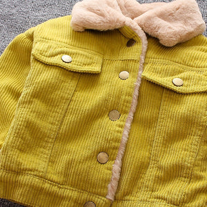 Sherpa Lined Corduroy Jacket Kids Toddler Boy Girl