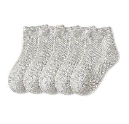 Cotton Structure Socks For Children, 5 pairs/lot