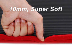 Soft and Extra Thick Yoga Mat with Position Line Non Slip 0.39''