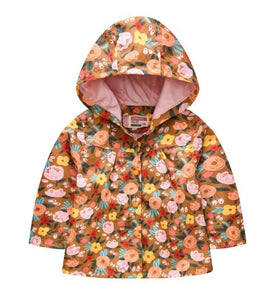 Autumn Waterproof Windbreaker Coat for Girls