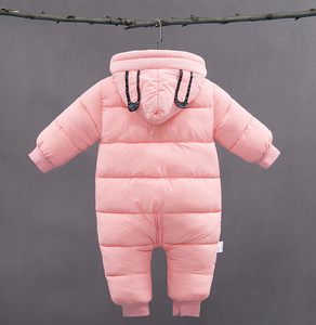  pink snowsuit baby