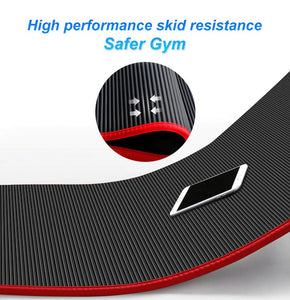 Soft and Extra Thick Yoga Mat with Position Line Non Slip 0.39''