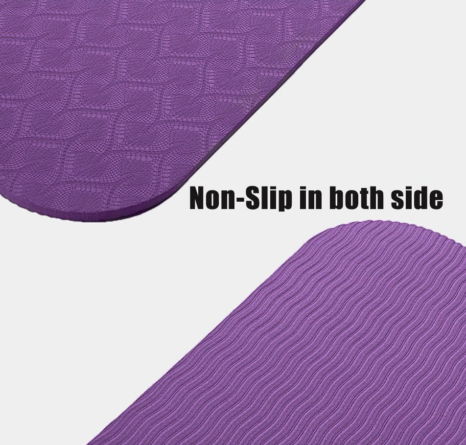 Yoga Mat with Position Line Non Slip 0.23''