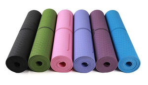 Yoga Mat with Position Line Non Slip 0.23''