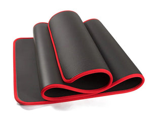 Soft and Extra Thick Yoga Mat with Position Line Non Slip 0.39''