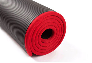 Soft and Extra Thick Yoga Mat with Position Line Non Slip 0.39''