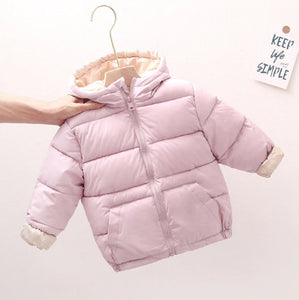 Winter Jacket For Girls Boys Hoodied