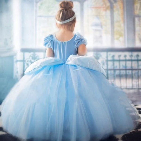 a 5 year old girl wearin a Ball Gown | Special Occasion Dress back view