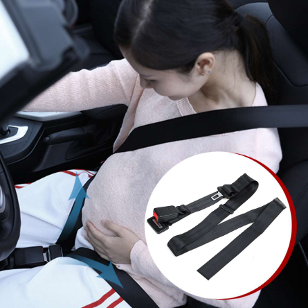  how to put seat belt during pregnancy 