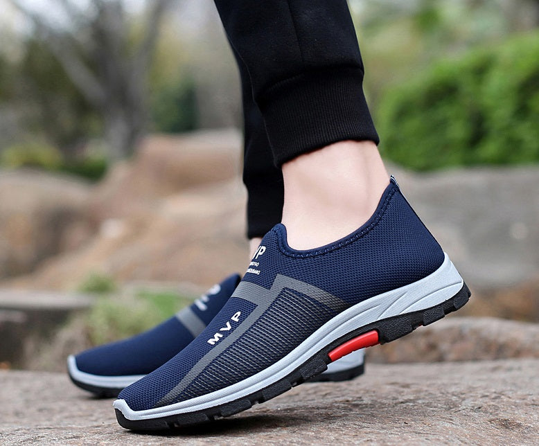 Fashion Casual Walking Shoes Breathable Slip on Loafers