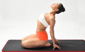Soft and Extra Thick Yoga Mat with Position Line Non Slip 0.39''