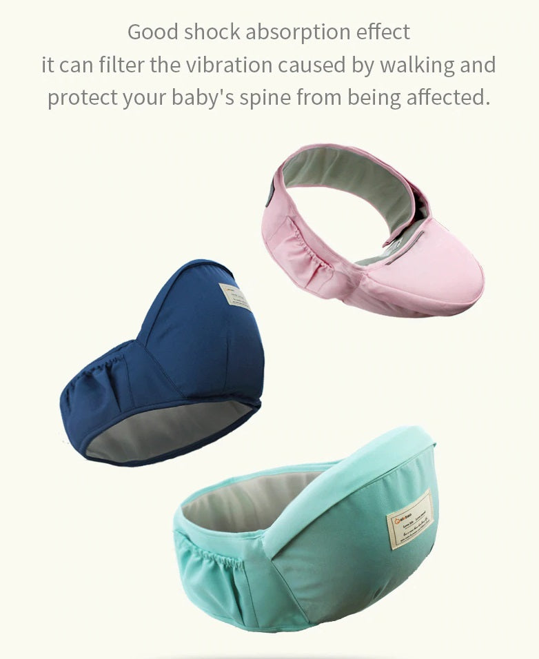 3in1 Ergonomic Baby Carrier Infant Kid Baby Hipseat Travel Sling, 0-36 Months, 2 Pcs Set
