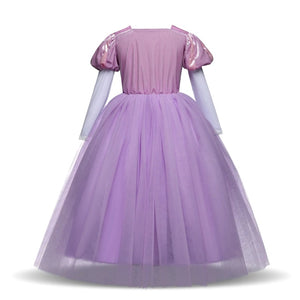 Tulle Dress | Girls Party Dress back view