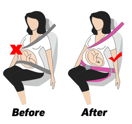 pregnancy seat belt adjuster 