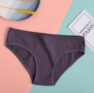 Eco-Cotton Girls Soft Panties, Medium Size, 3Pcs Set