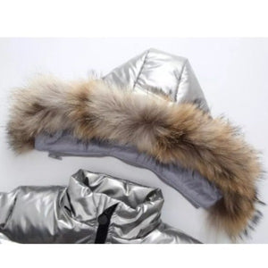 girls winter jacket with detachable hood