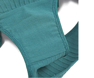 Plus Size Eco-Cotton Girls Soft Panties, 3Pcs Set