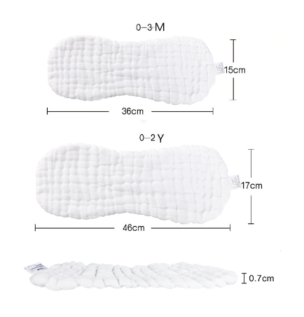 Eco-Cotton Washable Reusable Diaper Inserts 12 Layers, 6 Pcs / Set