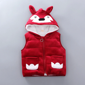 Winter Warm Coats Jacket Kid Thick Vest Snowsuit Waistcoat Hoodie Tops Pants, 3Pcs Outfit