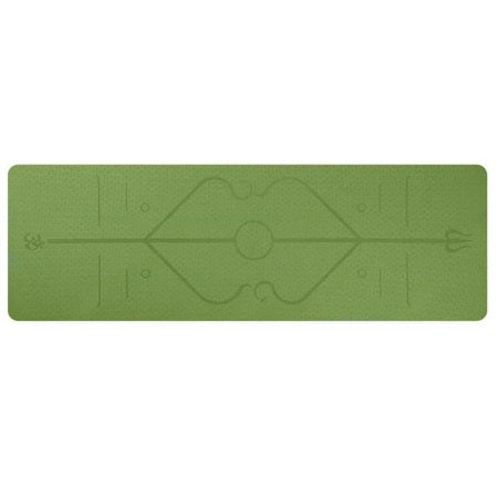 Yoga Mat with Position Line Non Slip 0.23''