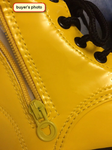 Waterproof Side Zipper Lace-Up Ankle Boots