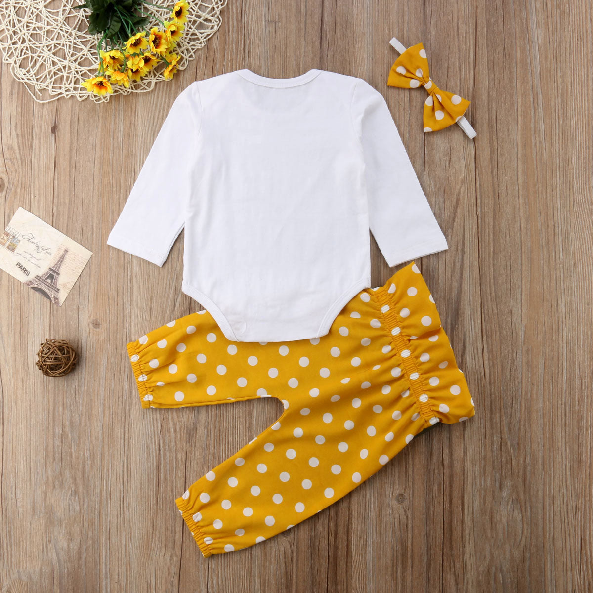 Baby Girl Outfit with Slogan