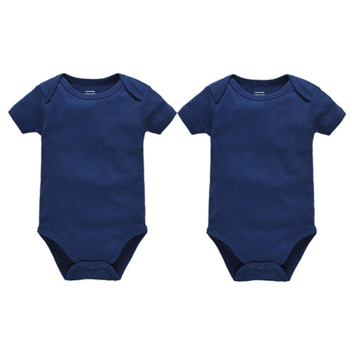 Cotton Baby Bodysuits, 2 Pack