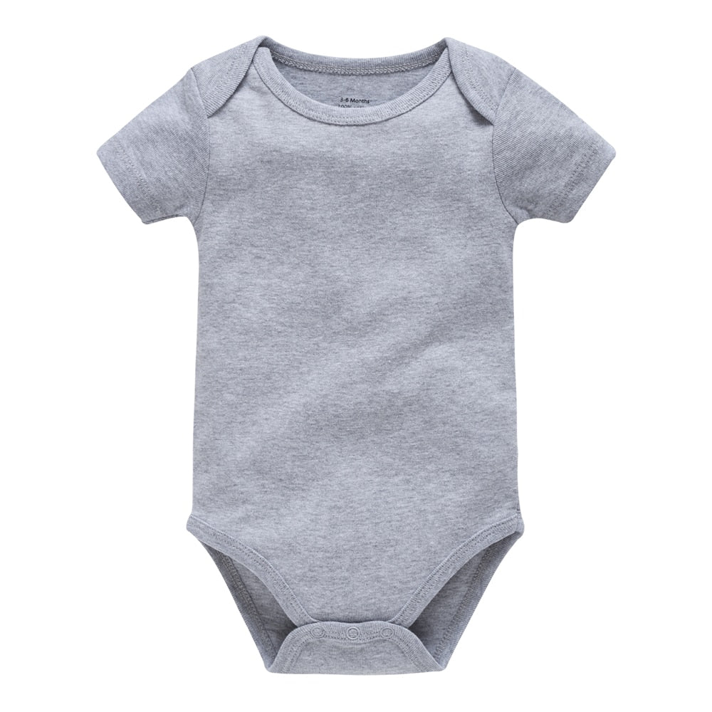 Cotton Baby Bodysuits, 5 Pack