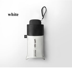 white compact umbrella