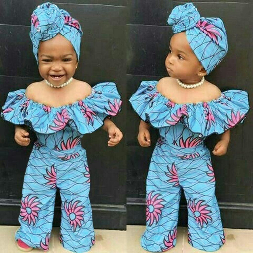 Baby Girls Romper African Style
