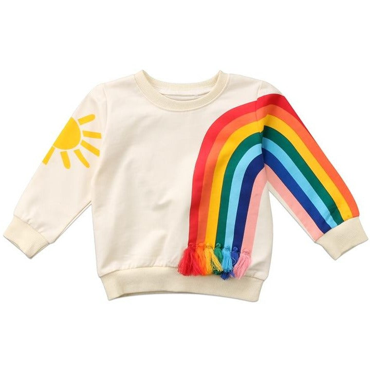 rainbow sweatchirt for kids