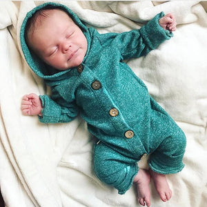 Newborn Hooded Romper | Baby Hooded Romper | Smart Parent Store